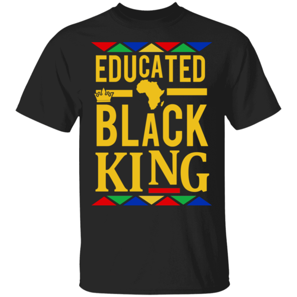 Educated black king shirt african dna pride - thetrendytee