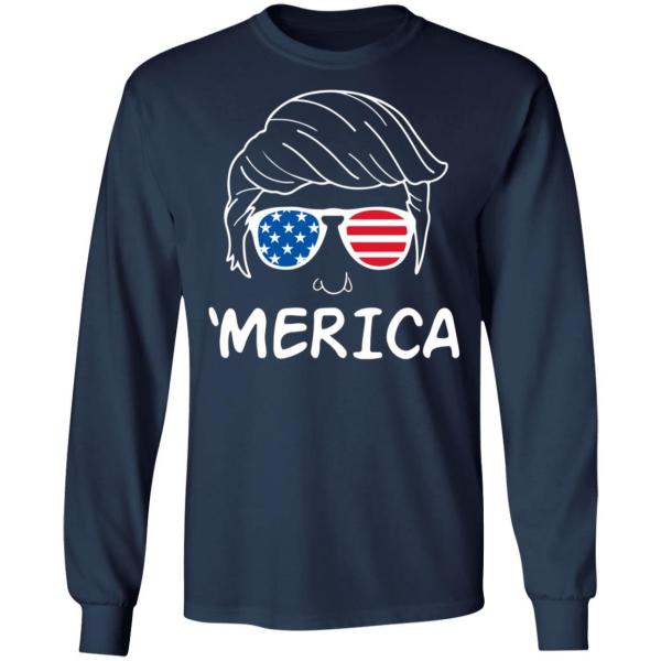 Merica trump glasses 4th of july shirt - thetrendytee