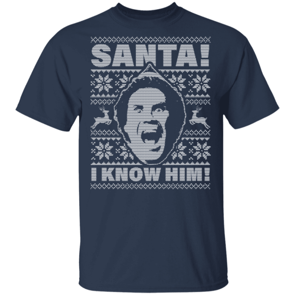 Will ferrell santa. Omg! I know him ugly christmas sweatshirt - thetrendytee