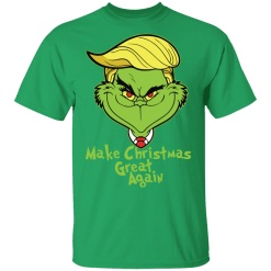 Grinch make christmas great again t-shirt - thetrendytee