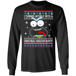 I turned myself into a Christmas sweater Morty - TheTrendyTee