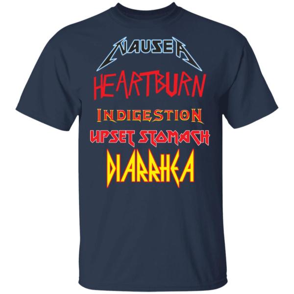 Nausea heartburn indigestion upset stomach diarrhea shirt 2