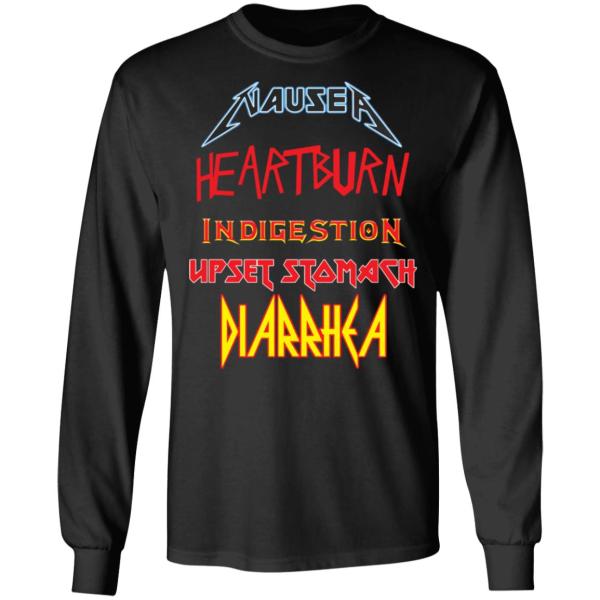 Nausea heartburn indigestion upset stomach diarrhea shirt 5