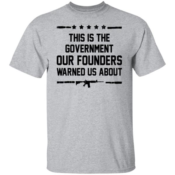 This is the government our founders warned us about shirt 10