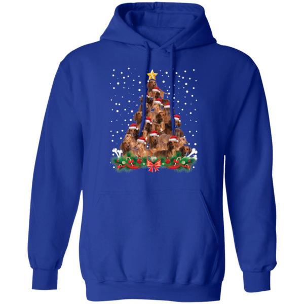 Dachshund christmas tree sweatshirt 10