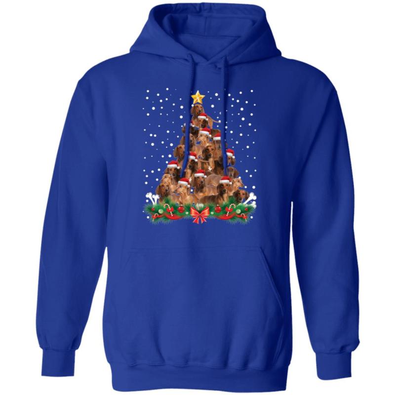 Dachshund christmas tree sweatshirt - image 10