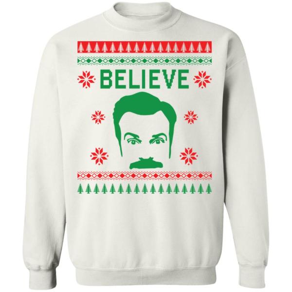 Ted lasso believe christmas sweater