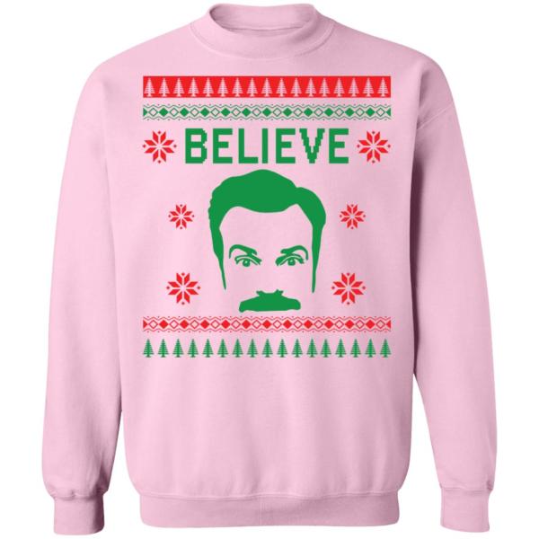 Ted lasso believe christmas sweater 12