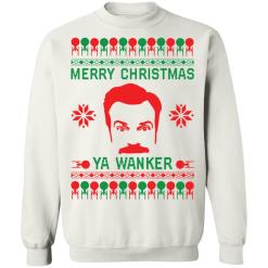 Ted Lasso Merry Christmas ya wanker Christmas sweater