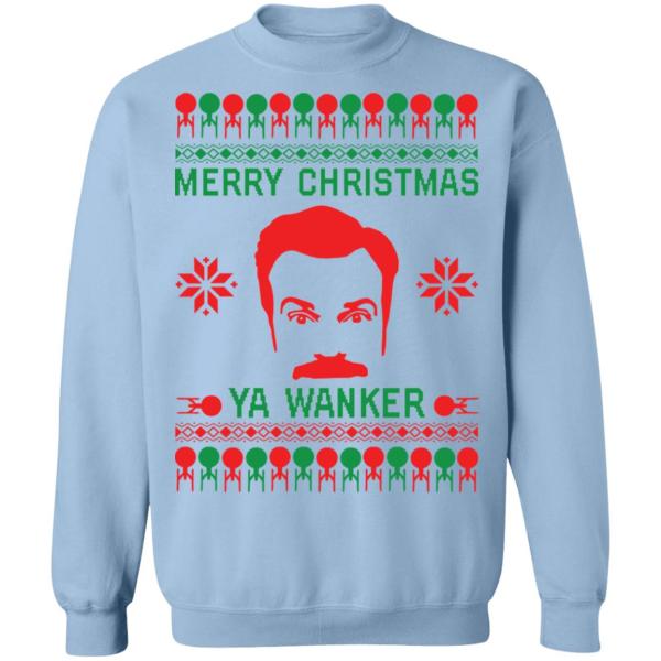 Ted lasso merry christmas ya wanker christmas sweater 3