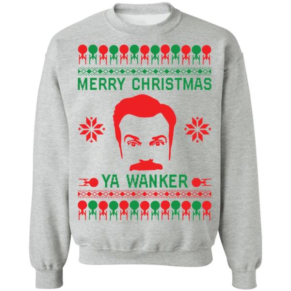 Ted lasso merry christmas ya wanker christmas sweater 10