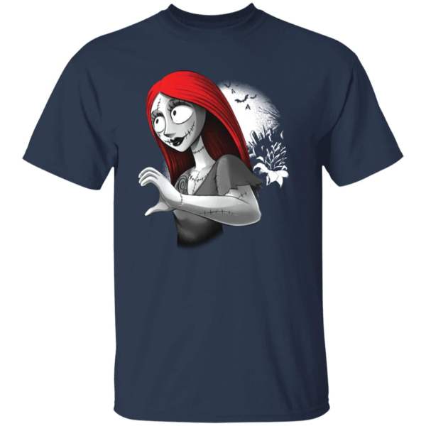 Jack skellington and sally from our first kiss couple shirt 3