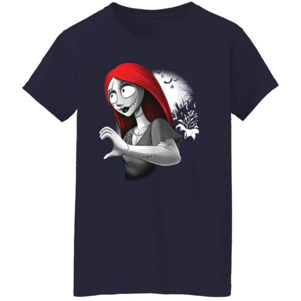 Jack skellington and sally from our first kiss couple shirt 5