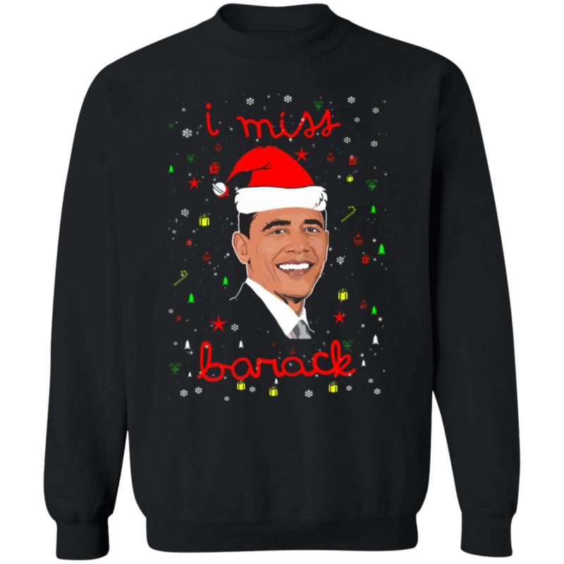 I miss barack obama christmas sweater - image 2