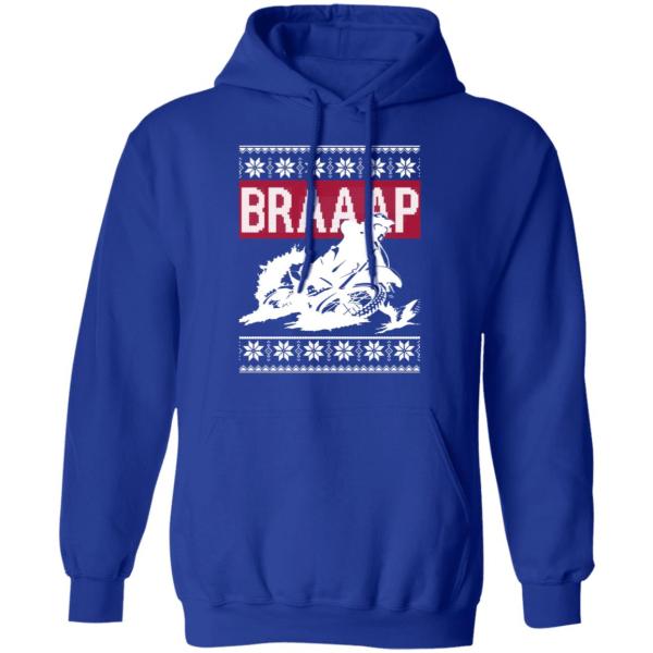 Braaap motocross ugly christmas sweater 4