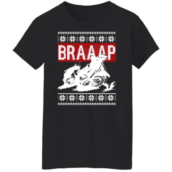 Braaap motocross ugly christmas sweater 7