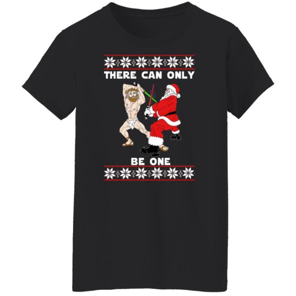 Jesus vs santa there can only be one christmas sweater 7