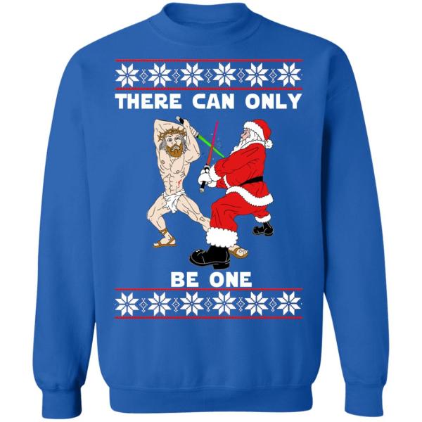 Jesus vs santa there can only be one christmas sweater 5