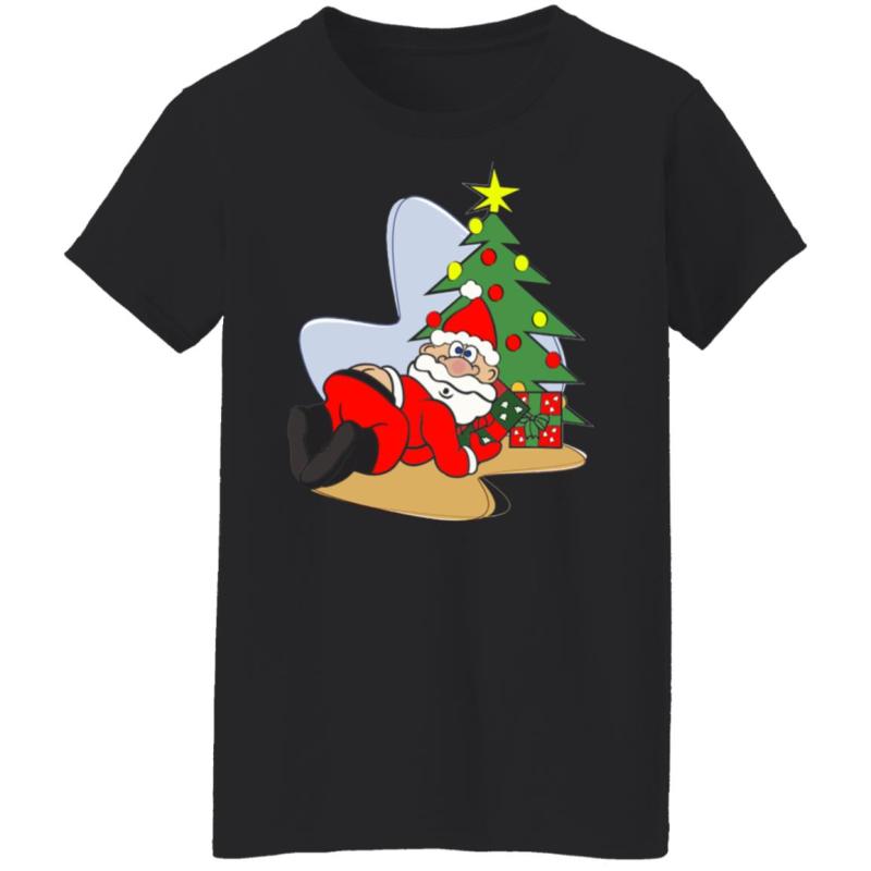 Santa butt crack christmas sweater - image 7