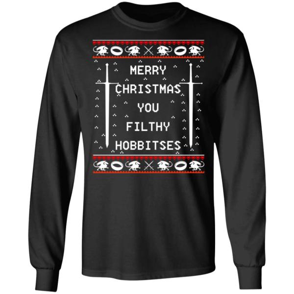 Merry christmas you filthy hobbitses christmas sweater 6