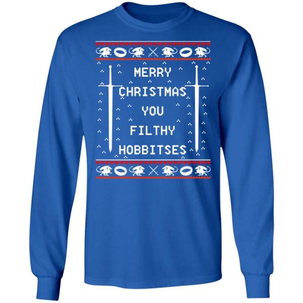 Merry christmas you filthy hobbitses christmas sweater 7