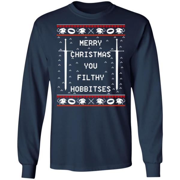 Merry christmas you filthy hobbitses christmas sweater 8