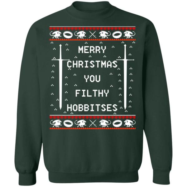 Merry christmas you filthy hobbitses christmas sweater 12