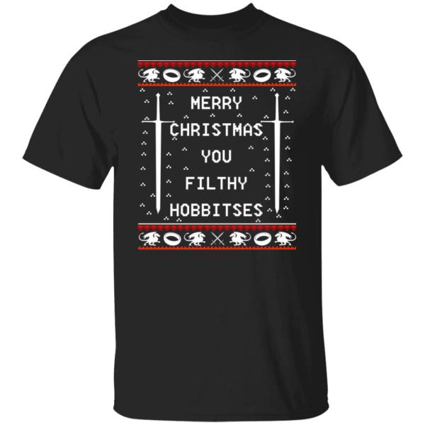 Merry christmas you filthy hobbitses christmas sweater 4