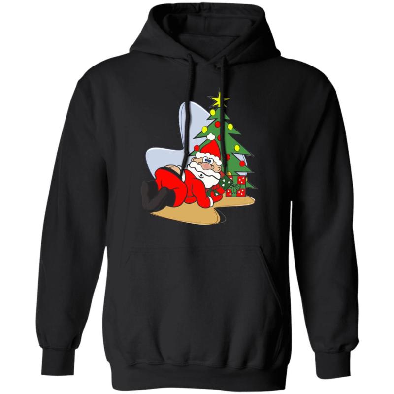 Santa butt crack christmas sweater - image 11
