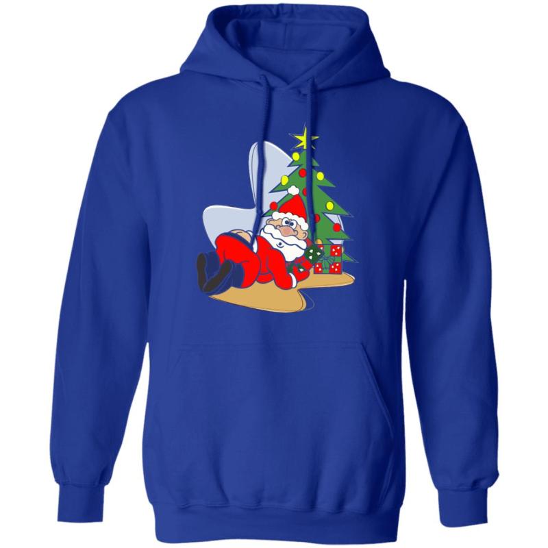 Santa butt crack christmas sweater - image 4