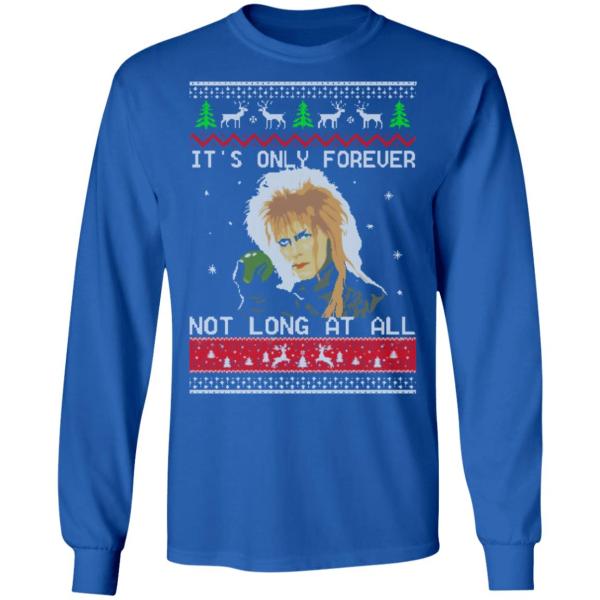 David bowie it’s only forever not long at all christmas sweater 10