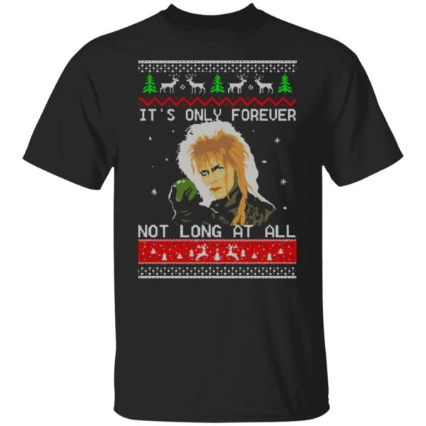 David bowie it’s only forever not long at all christmas sweater 6