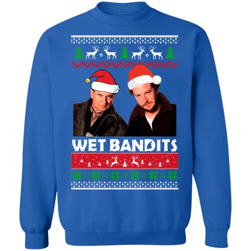 Harry and marv wet bandits christmas sweater - image 2