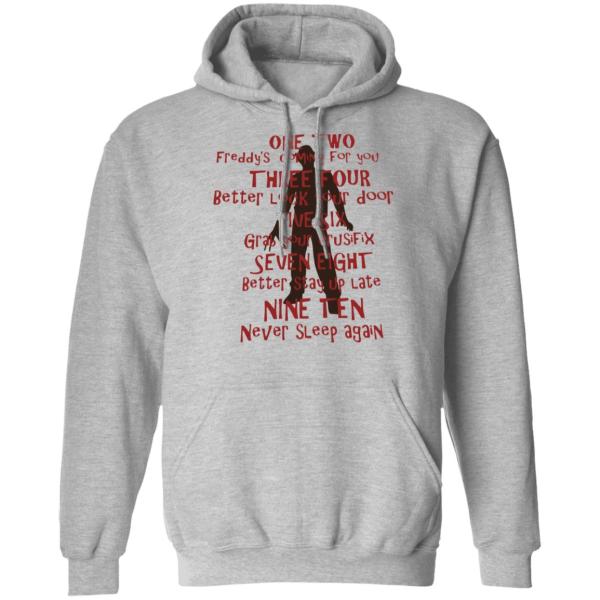 One two freddy’s coming for you shirt 8