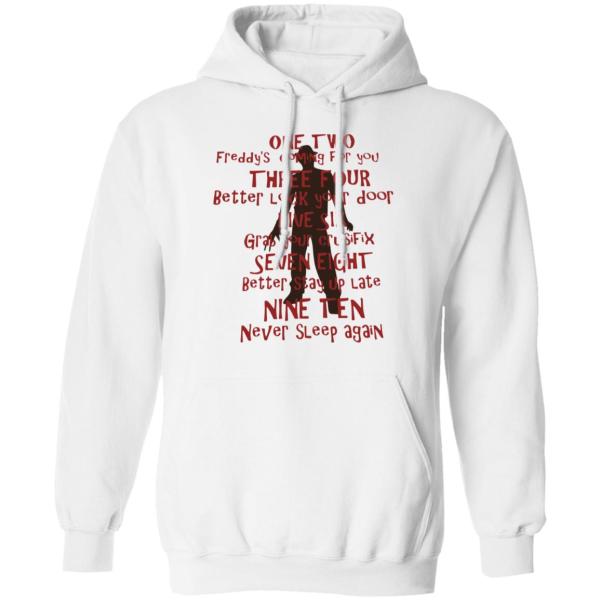 One two freddy’s coming for you shirt 9