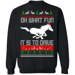 Horse Oh what fun it is to drive sweater