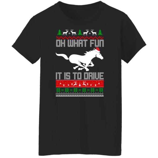 Horse oh what fun it is to drive sweater 12