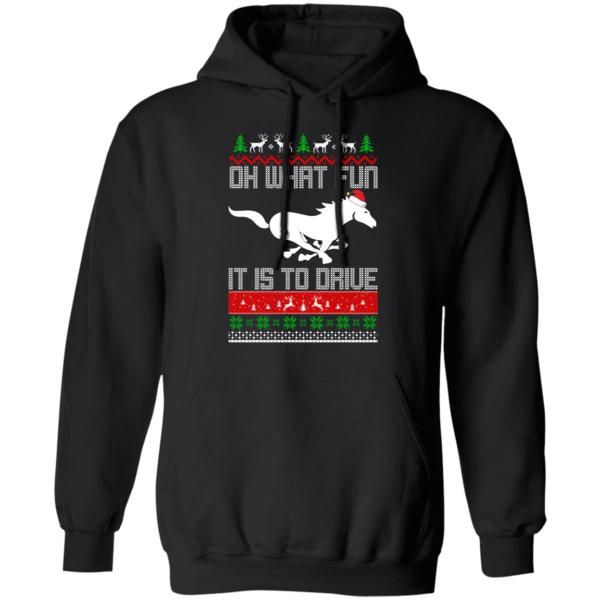 Horse oh what fun it is to drive sweater 9