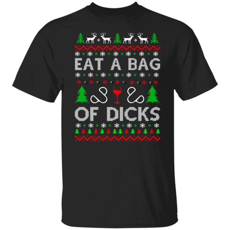 Eat a bag of dicks christmas sweater - image 5