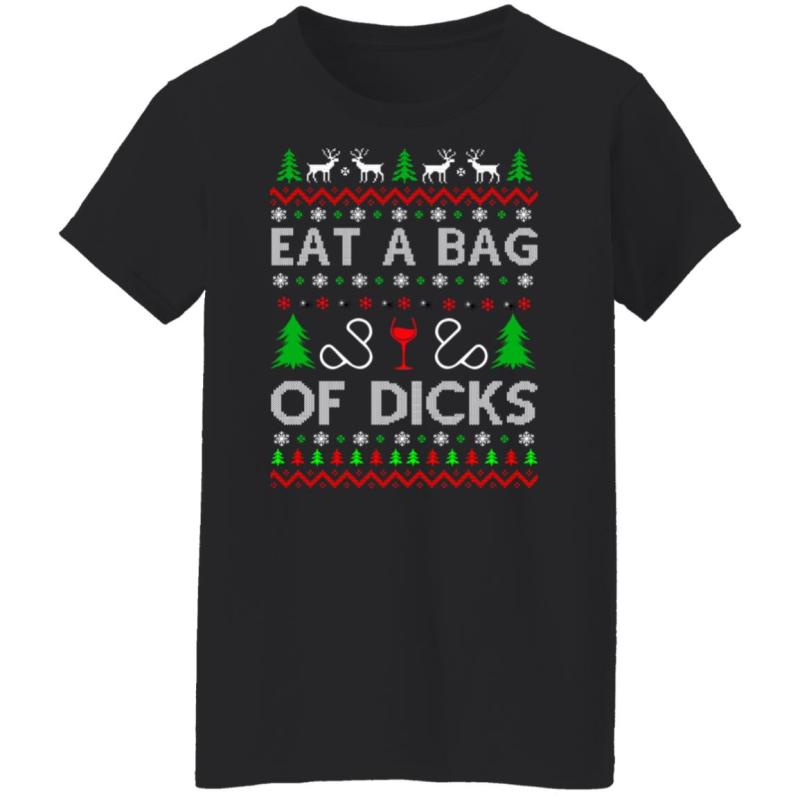Eat a bag of dicks christmas sweater - image 6