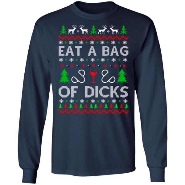 Eat a bag of dicks christmas sweater 8