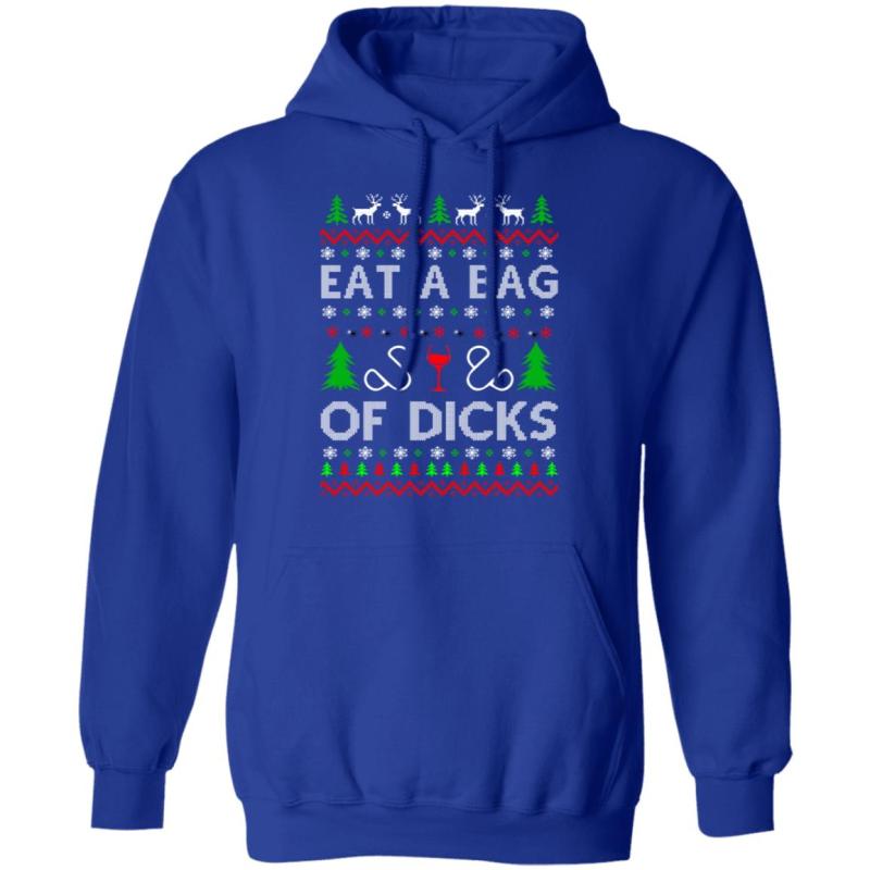 Eat a bag of dicks christmas sweater - image 3