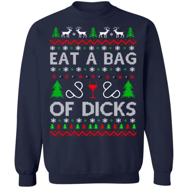 Eat a bag of dicks christmas sweater 11