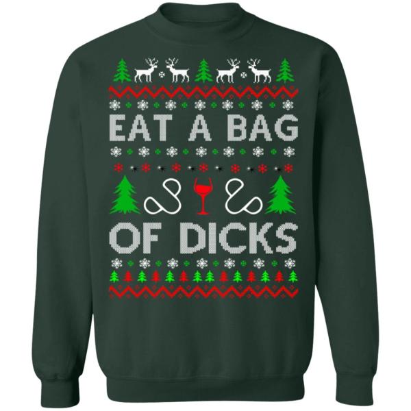 Eat a bag of dicks christmas sweater 12