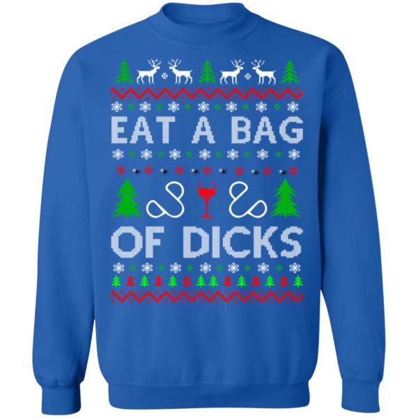 Eat a bag of dicks christmas sweater 4