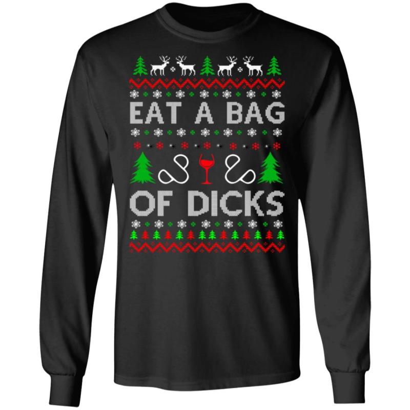 Eat a bag of dicks christmas sweater - image 7