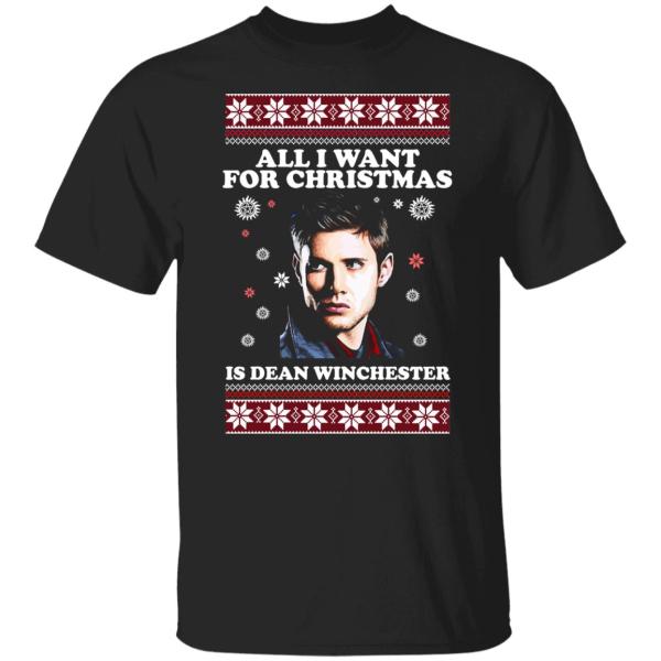 All i want for christmas is dean winchester christmas sweater 5