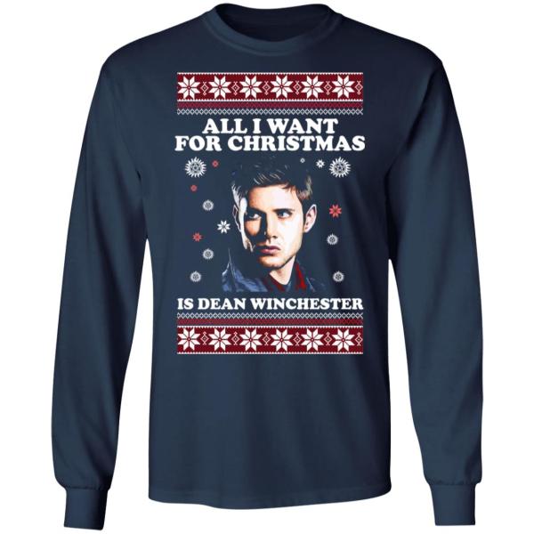 All i want for christmas is dean winchester christmas sweater 9