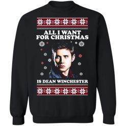 All i want for christmas is dean winchester Christmas sweater