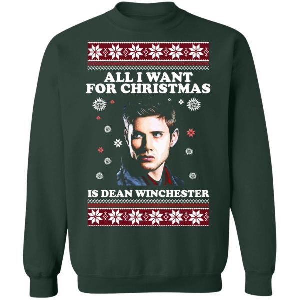 All i want for christmas is dean winchester christmas sweater 12